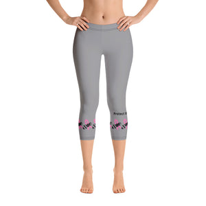 Yoga Leggings Capri "Protect the Hive"