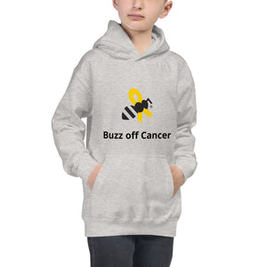 Kids Hoodie "Buzz off Cancer"