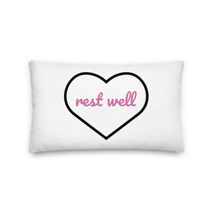 Cancer Awareness Pillow  "Grateful" the cancer bee logo