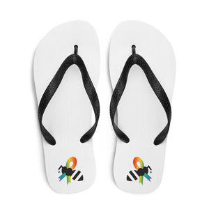 Flip-Flops LGBTQ Bee Cancer Awareness Logo