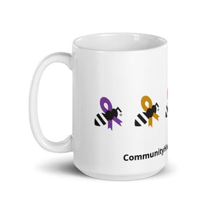 Mug Cancer Awareness Bee Logo